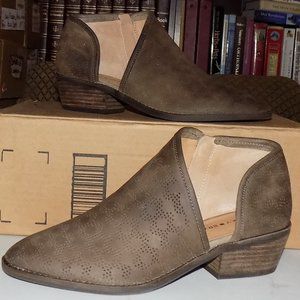 Lucky Brand LK-Felixah brindle perforated leather